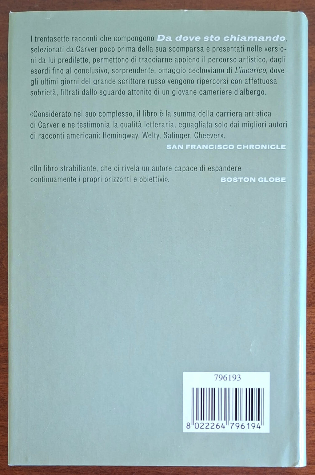 Da dove sto chiamando - di Raymond Carver - Mondolibri