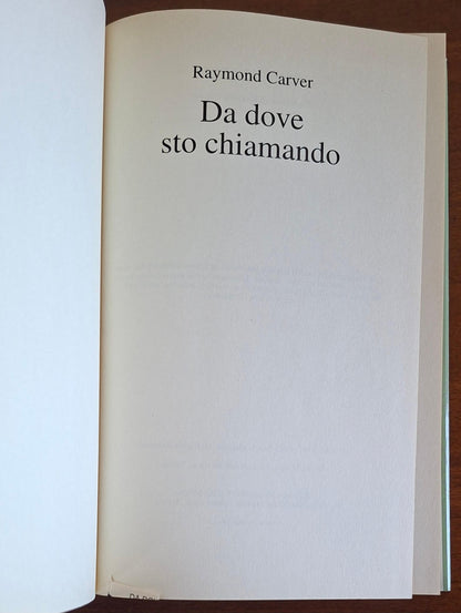 Da dove sto chiamando - di Raymond Carver - Mondolibri