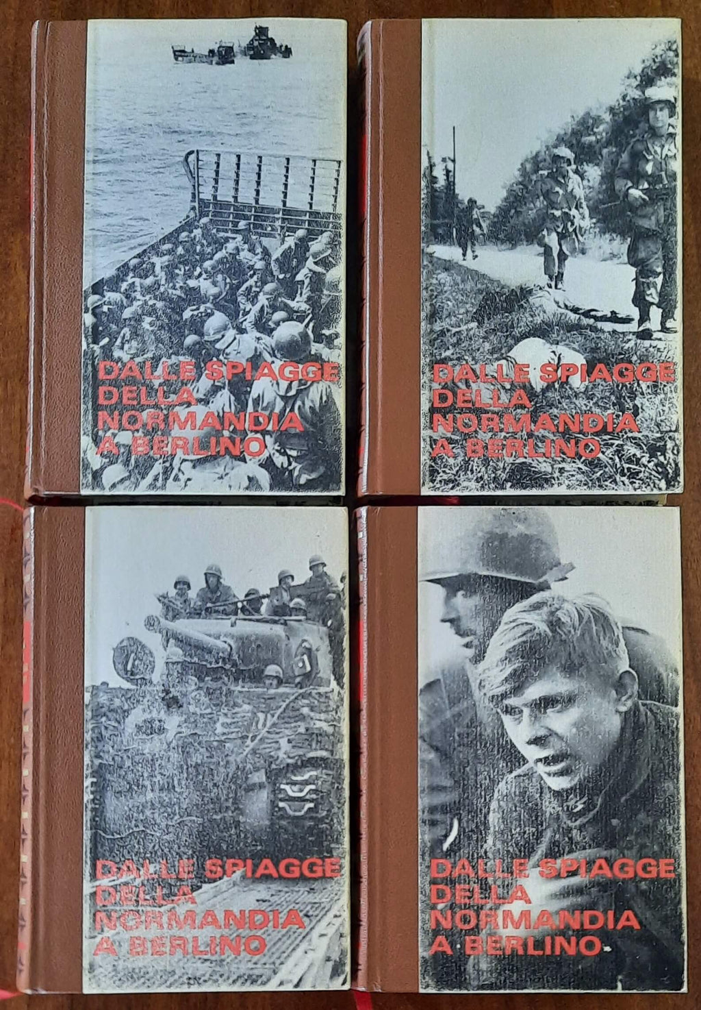 Dalle spiagge della Normandia a Berlino - 4 volumetti - Ed. Ferni - 1972