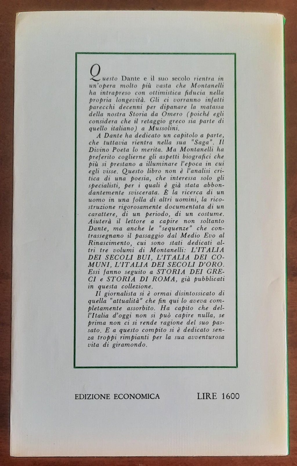 Dante e il suo secolo - di Indro Montanelli - Rizzoli