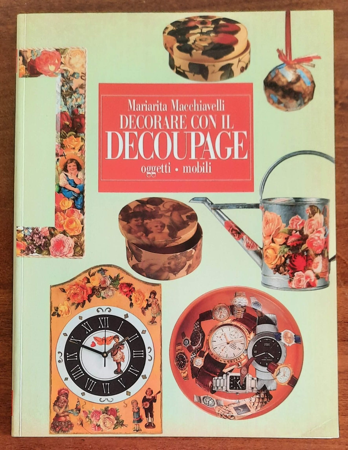 Decorare con il decoupage oggetti - mobili - Libreria Biellese
