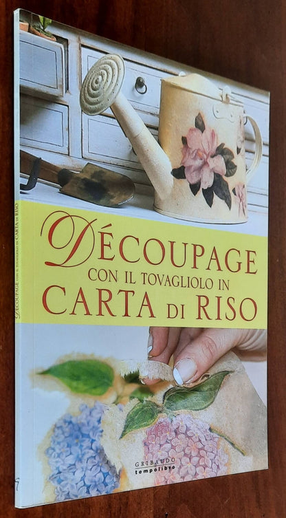 Decoupage con il tovagliolo in carta di riso - Gribaudo