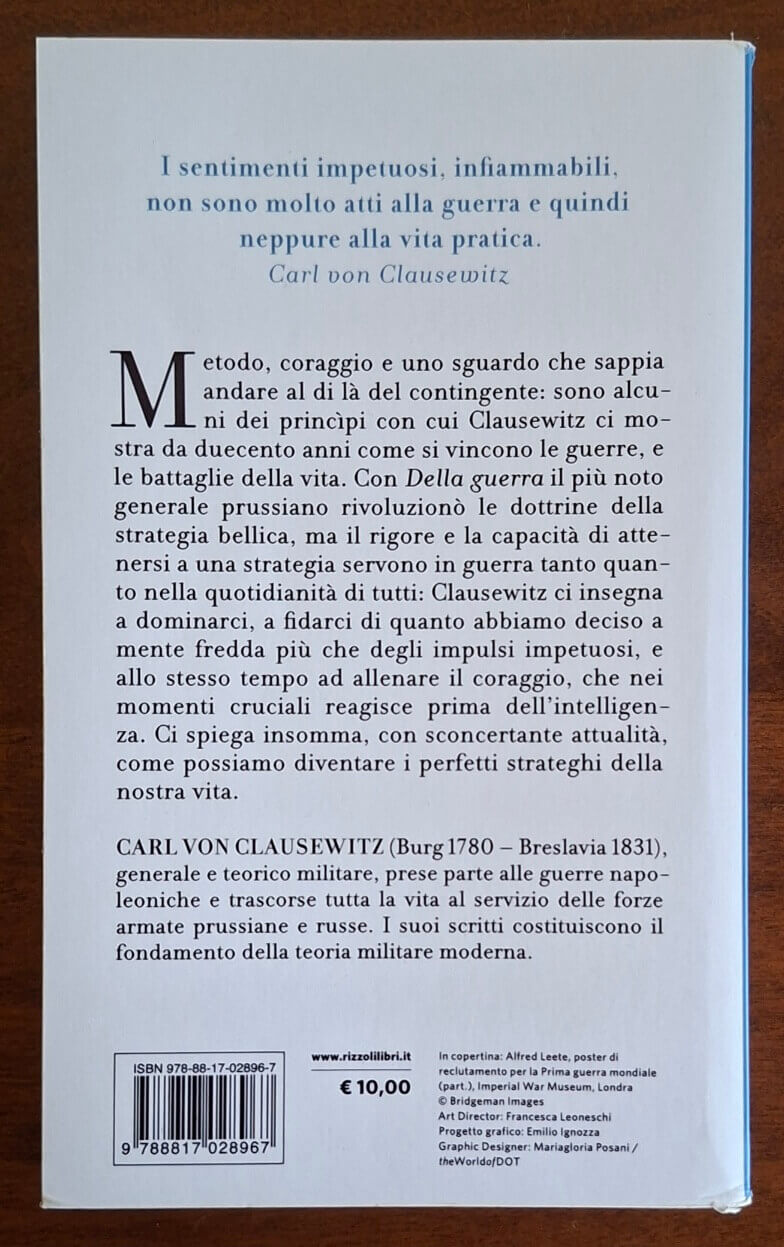 Della guerra. Il generale prussiano ci insegna ad affrontare la vita per quello che è: una lotta