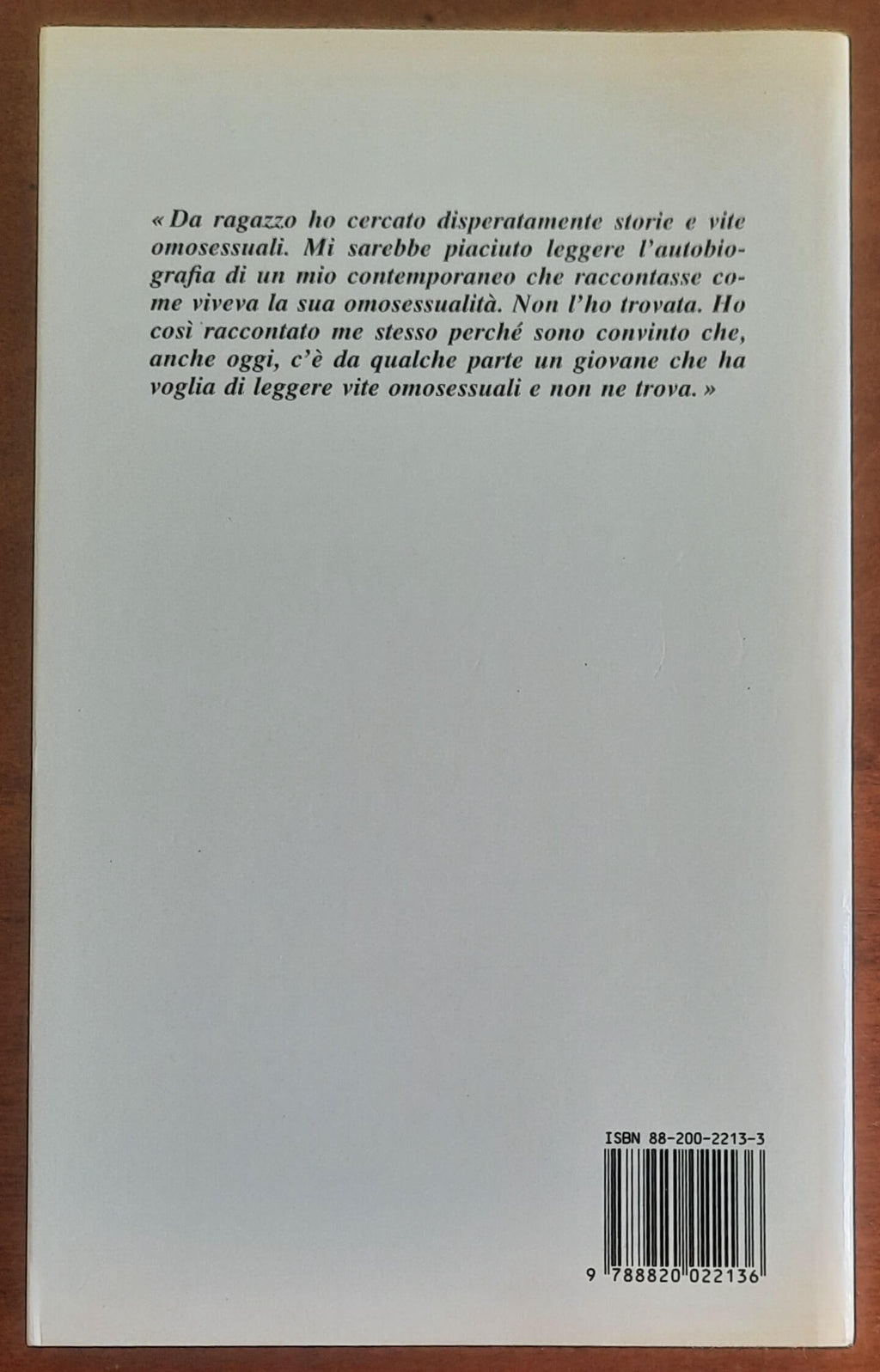 Dentro & Fuori. Una autobiografia omosessuale - di Angelo Pezzana