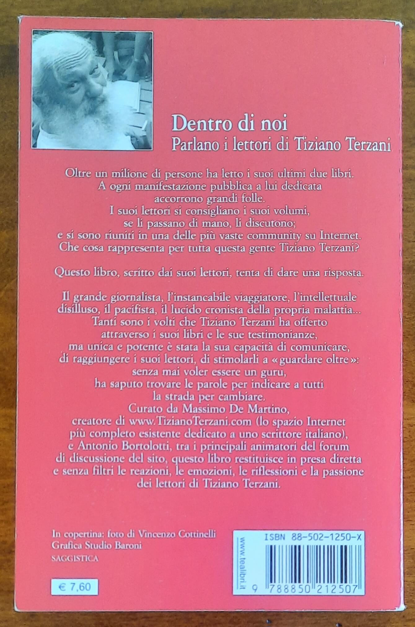 Dentro di noi. Parlano i lettori di Tiziano Terzani - TEA