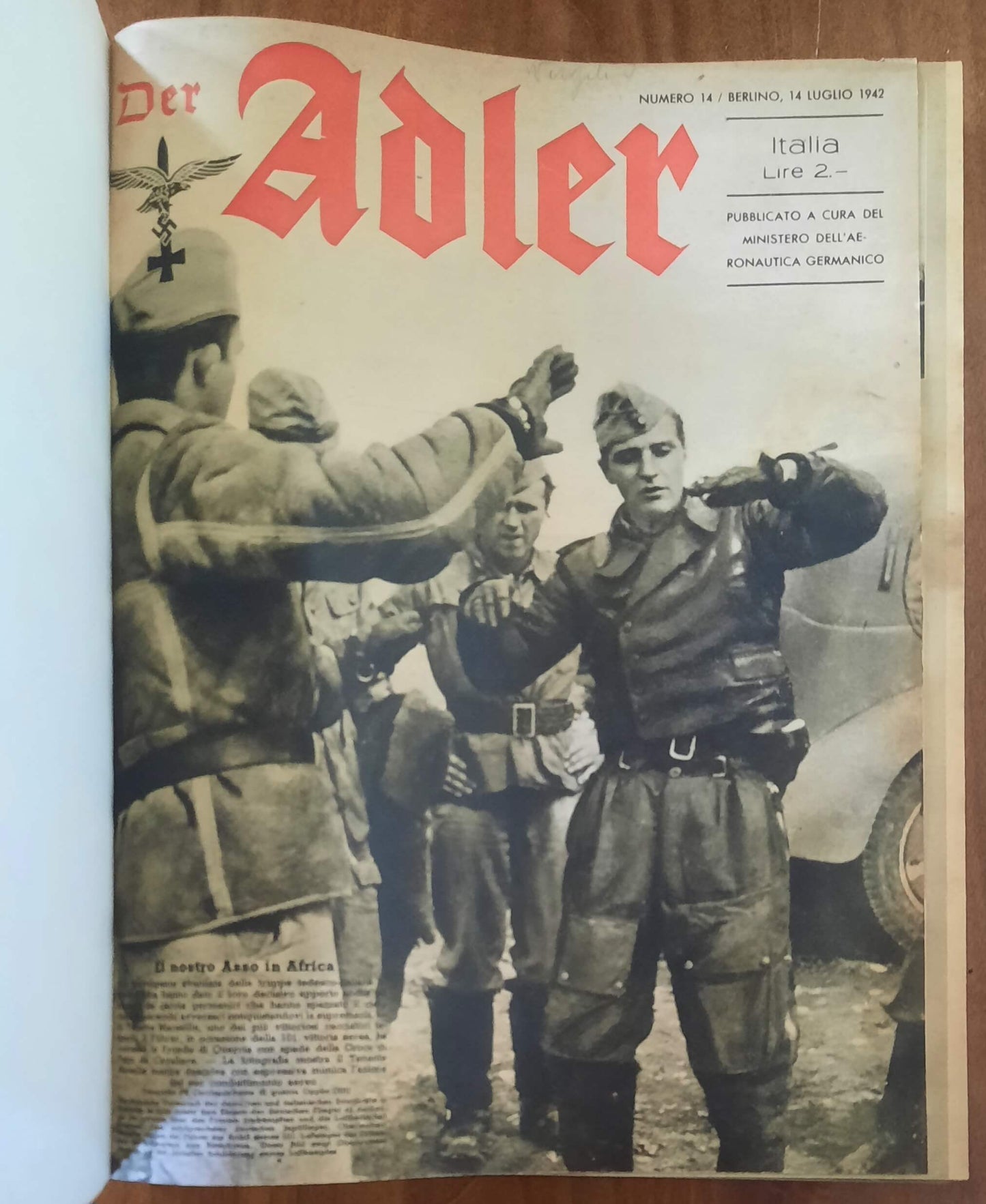 Der Adler - 43 riviste - Ministero Germanico Dell’Aeronautica