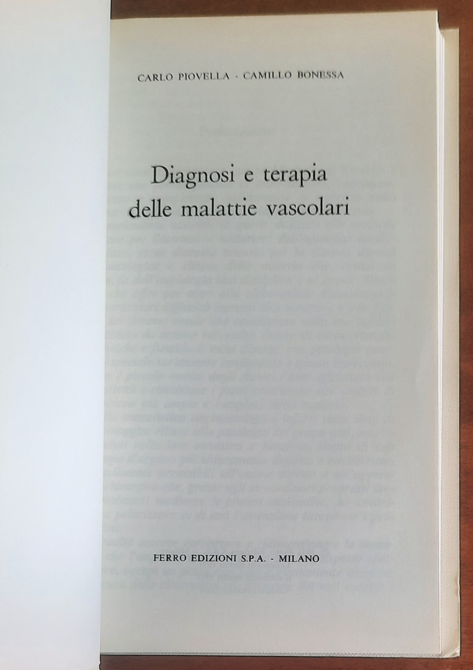 Diagnosi e terapia delle malattie vascolari - Ferro Edizioni
