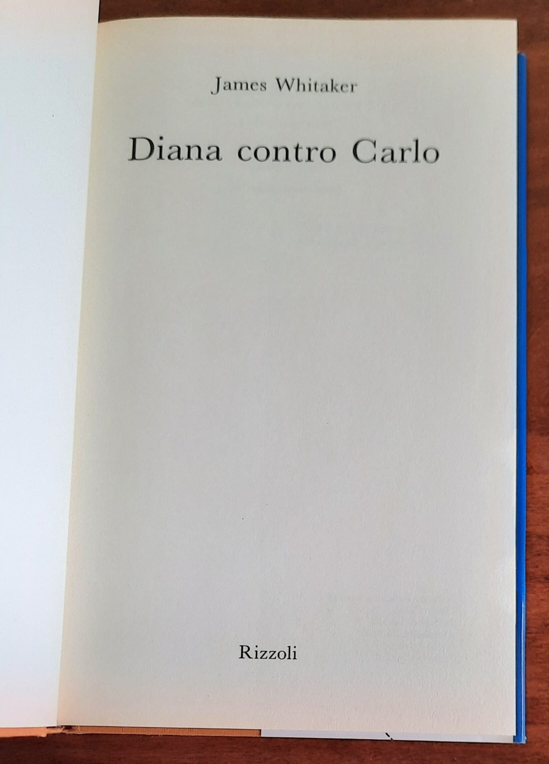 Diana contro Carlo - Rizzoli - 1993