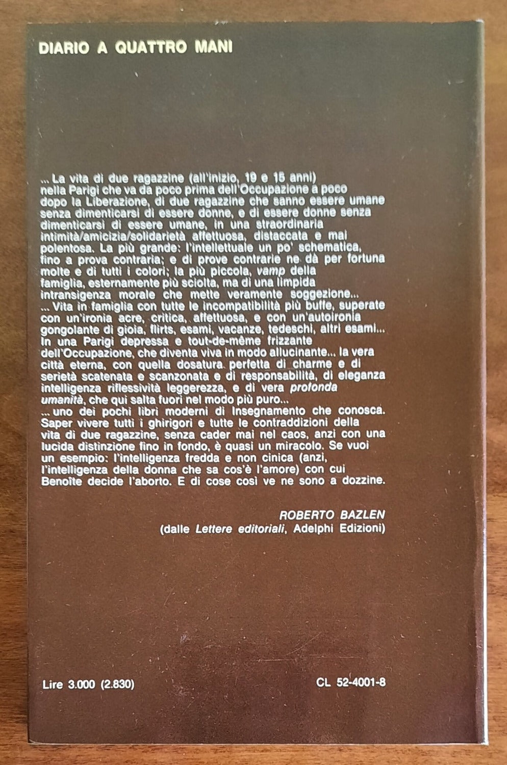 Diario a quattro mani - Sonzogno - 1974