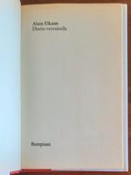 Diario verosimile - di Alain Elkann - Bompiani