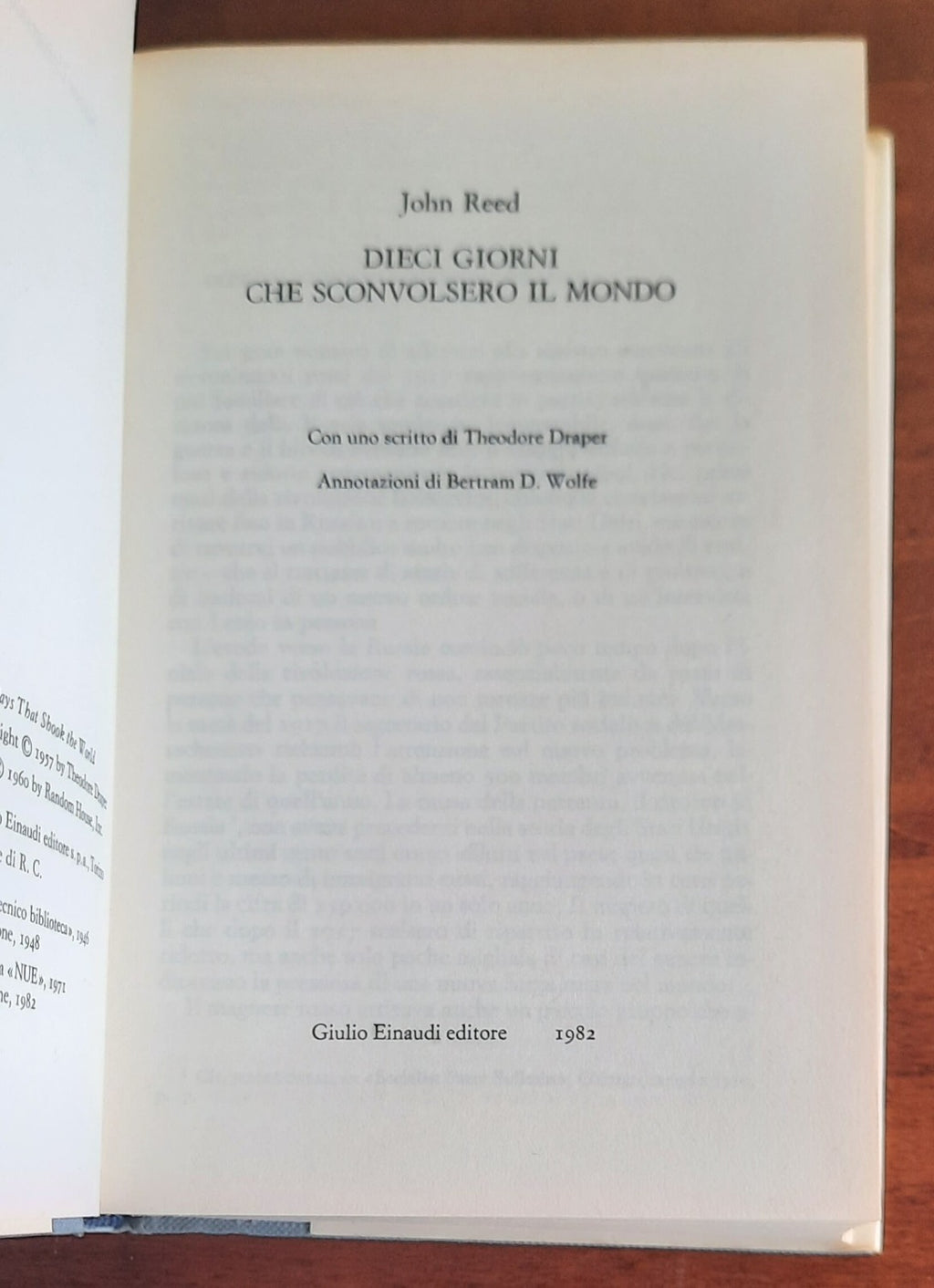 Dieci giorni che sconvolsero il mondo - di John Reed