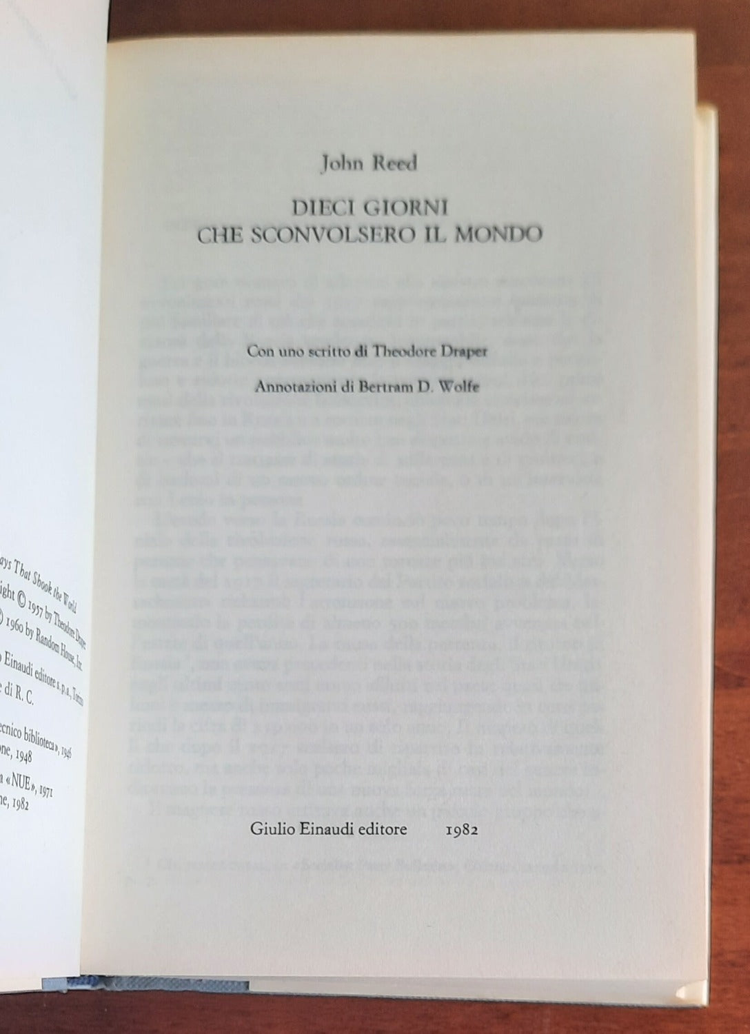 Dieci giorni che sconvolsero il mondo - di John Reed