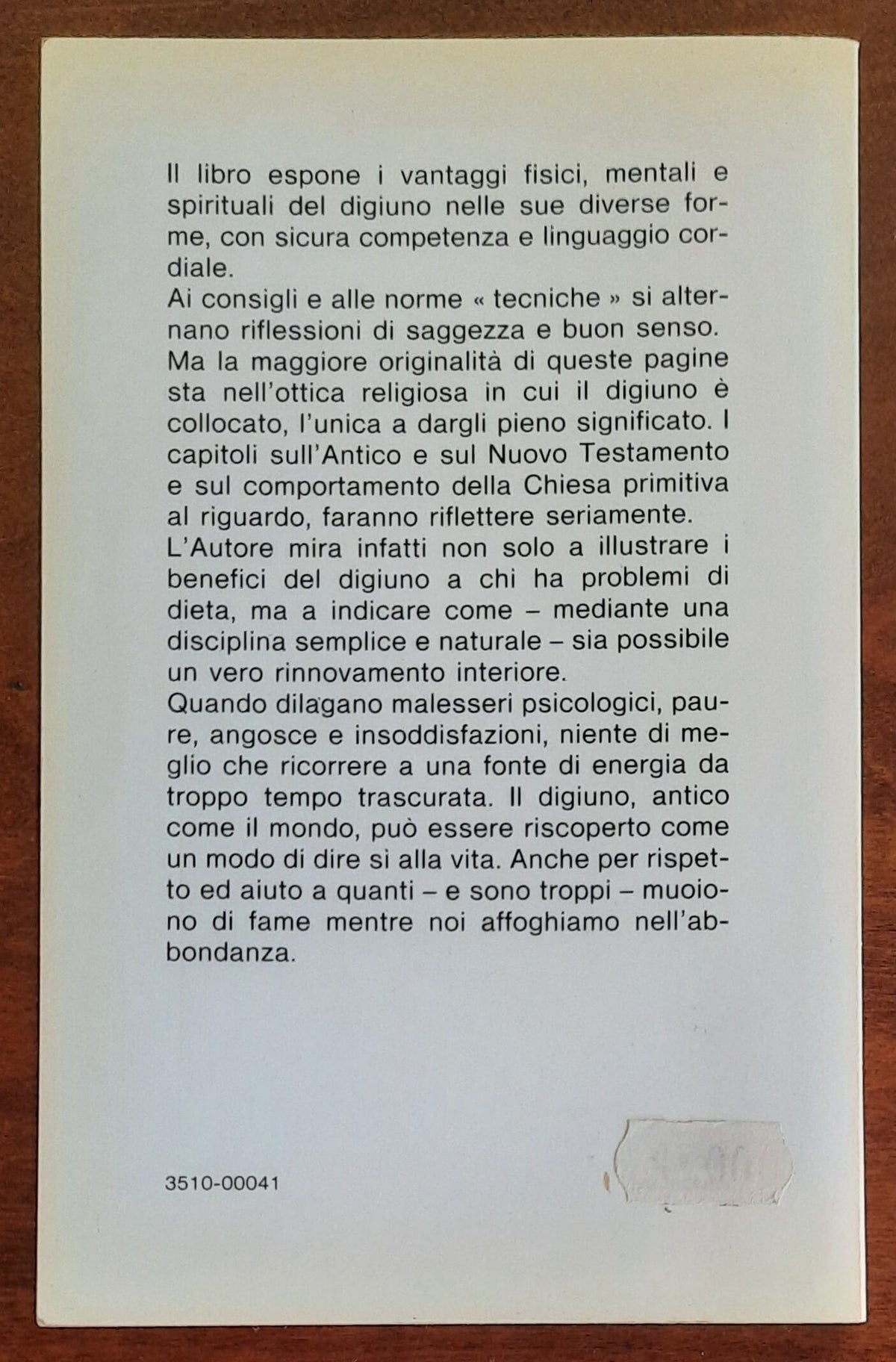 Digiuno come rinnovamento fisico, mentale e spirituale