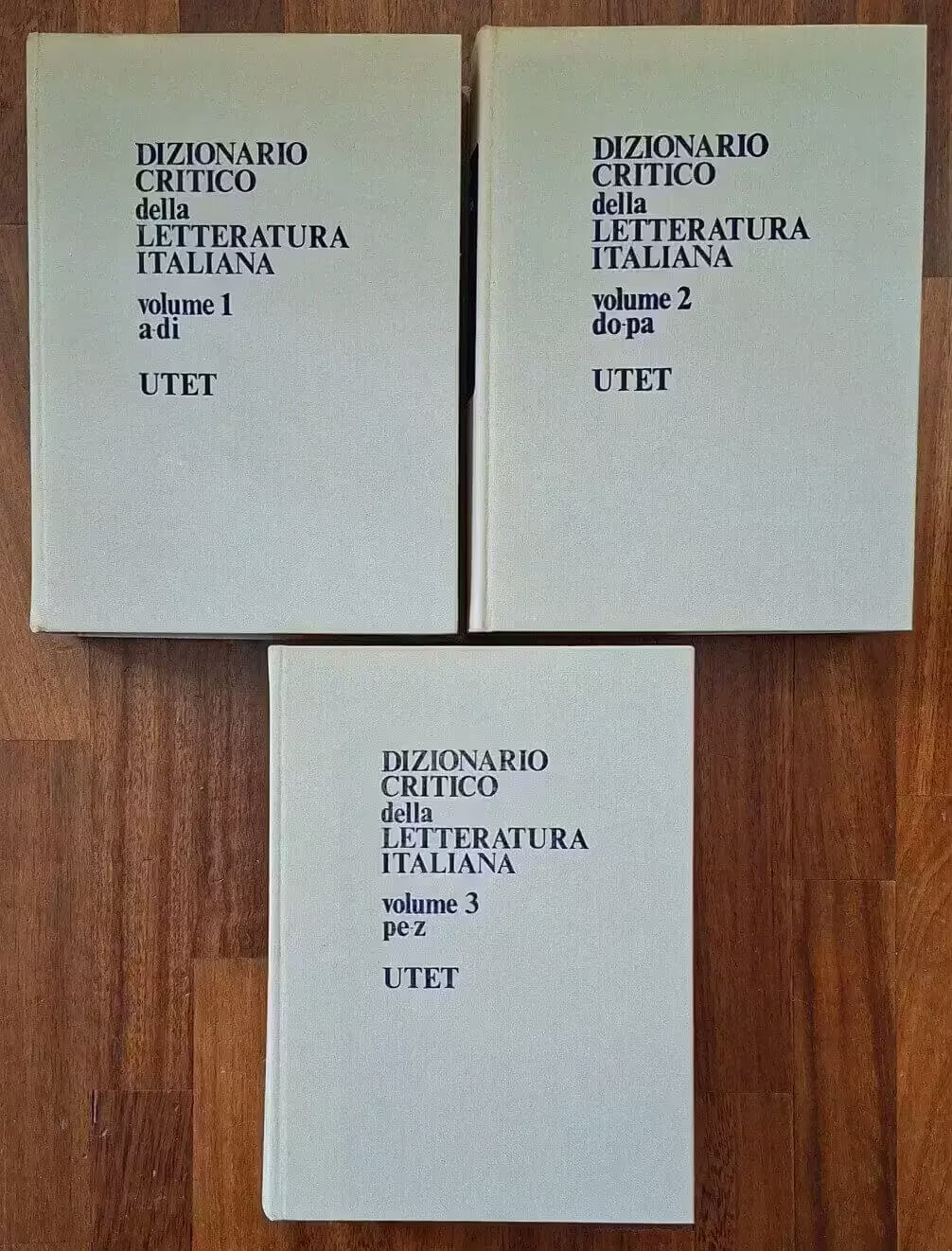 Dizionario critico della letteratura italiana - in 3 vol. - UTET