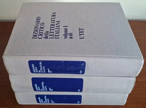 Dizionario critico della letteratura italiana - in 3 vol. - UTET