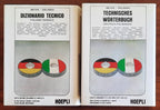 Dizionario tecnico italiano-tedesco e Deutsch-Italienisch - 2 vol. - Hoepli