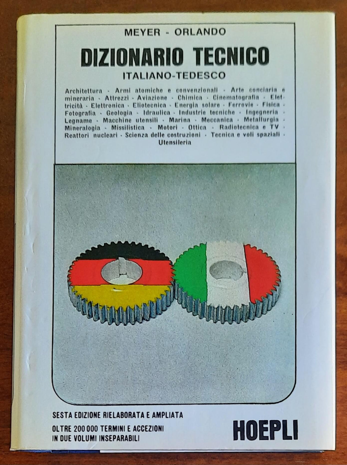 Dizionario tecnico italiano-tedesco e Deutsch-Italienisch - 2 vol. - Hoepli