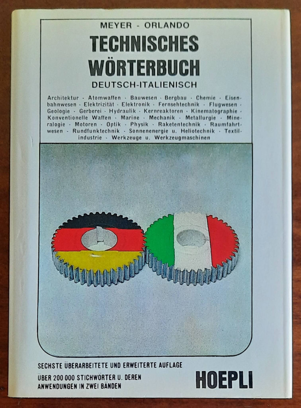 Dizionario tecnico italiano-tedesco e Deutsch-Italienisch - 2 vol. - Hoepli