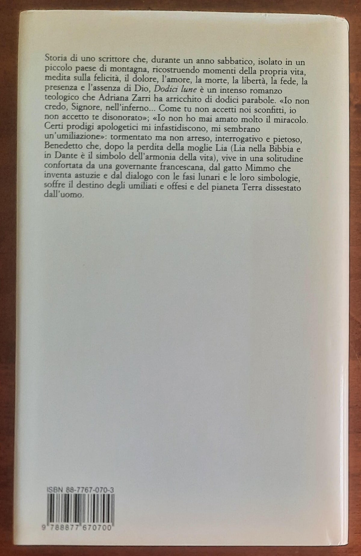 Dodici lune - di Adriana Zarri - Camunia Editrice