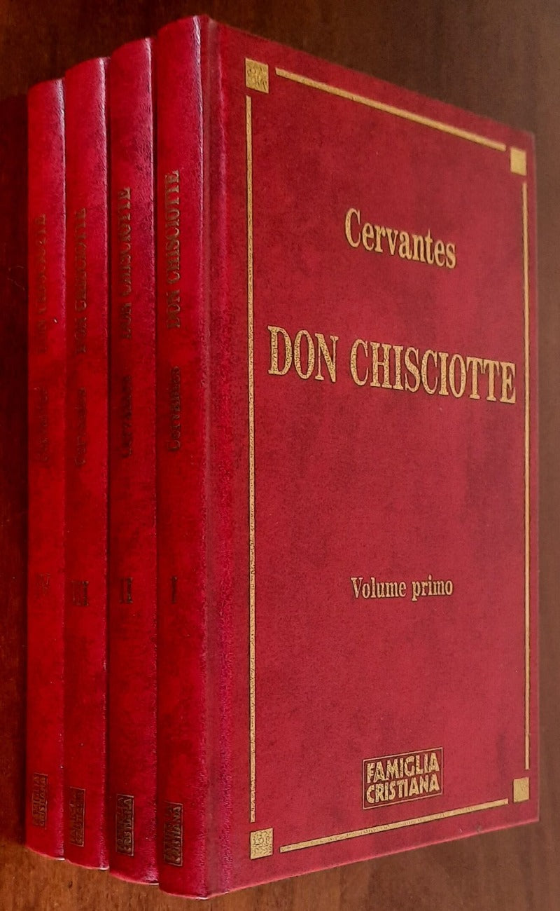 Don Chisciotte - Miguel De Cervantes - Famiglia Cristiana - 4 vol.