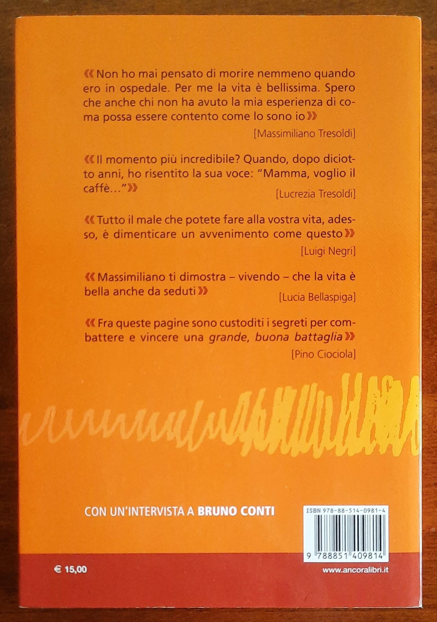 E adesso vado al Max! Massimiliano Tresoldi. 10 anni di «coma» e ritorno