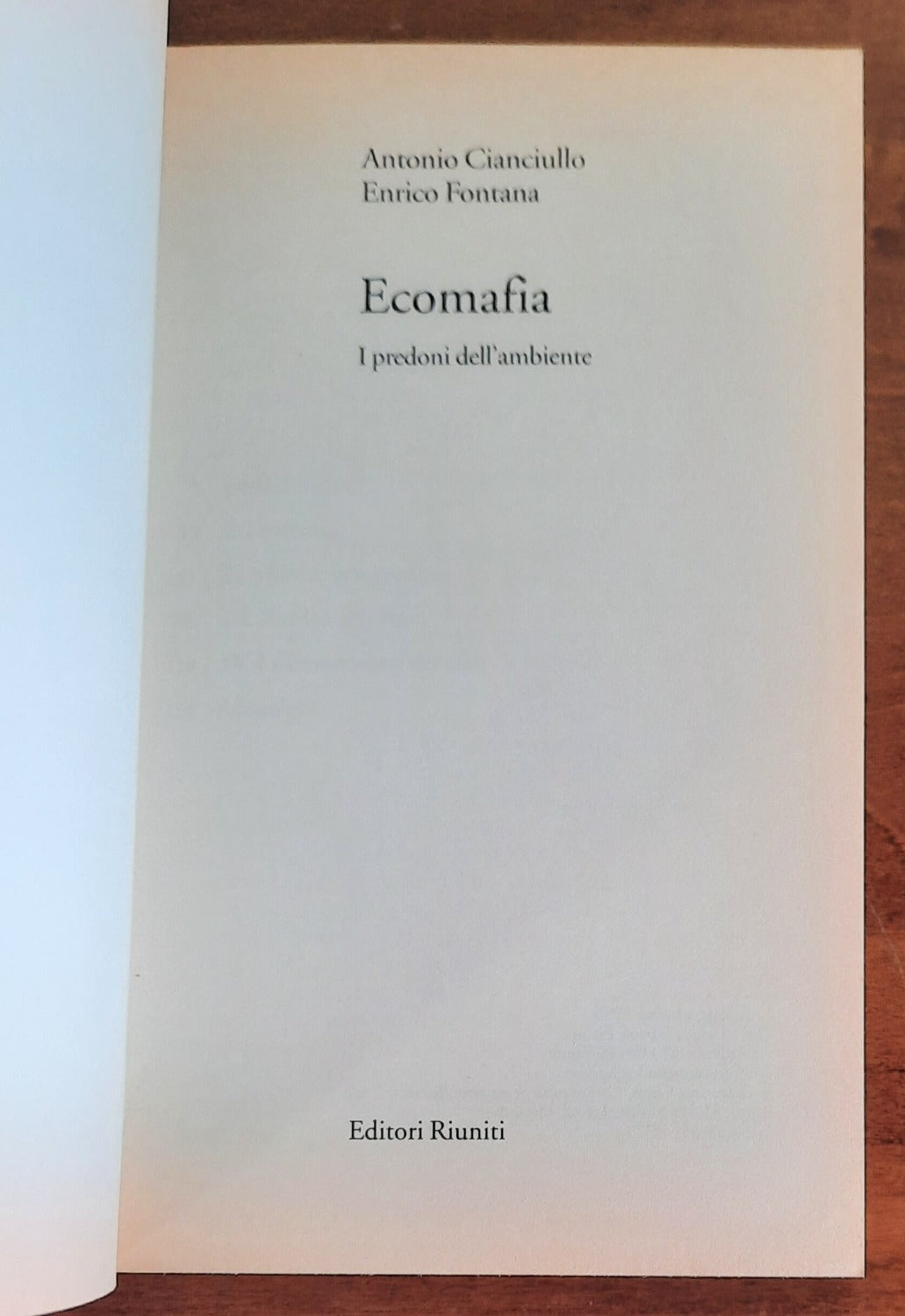 Ecomafia. I predoni dell’ambiente - Libreria Biellese