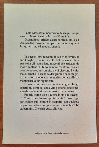 E il cielo è una coperta sulla campagna stesa - di Paolo Massobrio