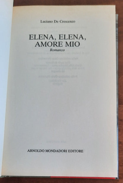 Elena, Elena amore mio - di Luciano De Crescenzo