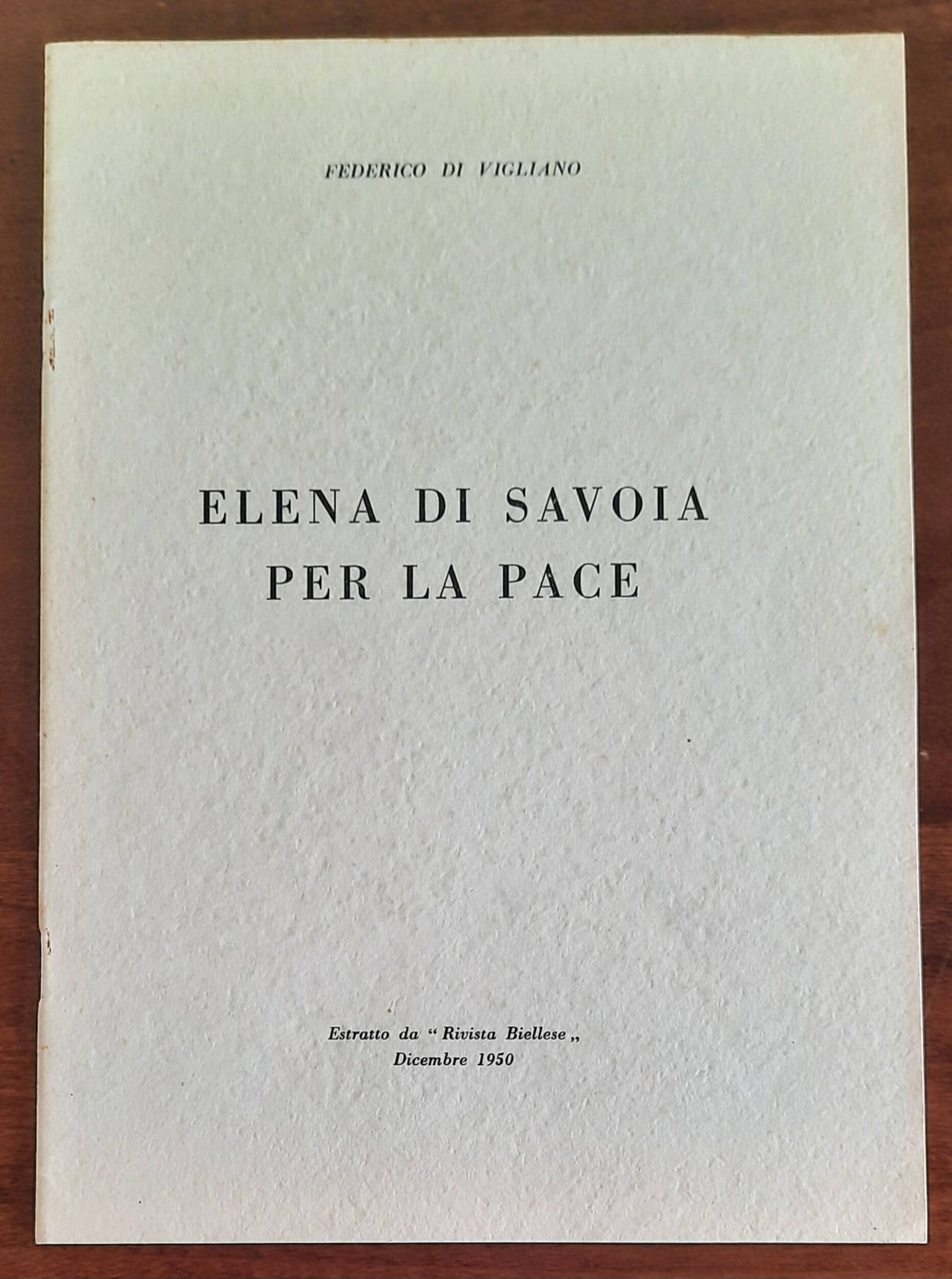 Elena di Savoia per la pace