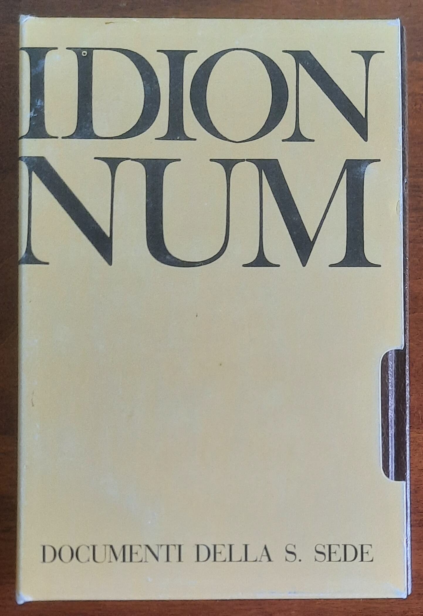 Enchiridion Vaticanum vol. 1 - Documenti ufficiali del Concilio Vaticano II (1962-1965)