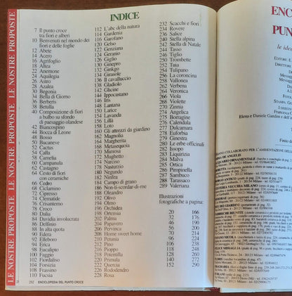 Enciclopedia del punto croce. Fiori, alberi e foglie - Edizioni Idea Donna