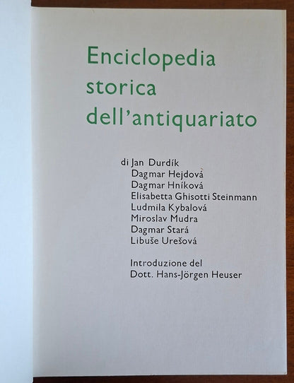 Enciclopedia storica dell'antiquariato - La Pietra