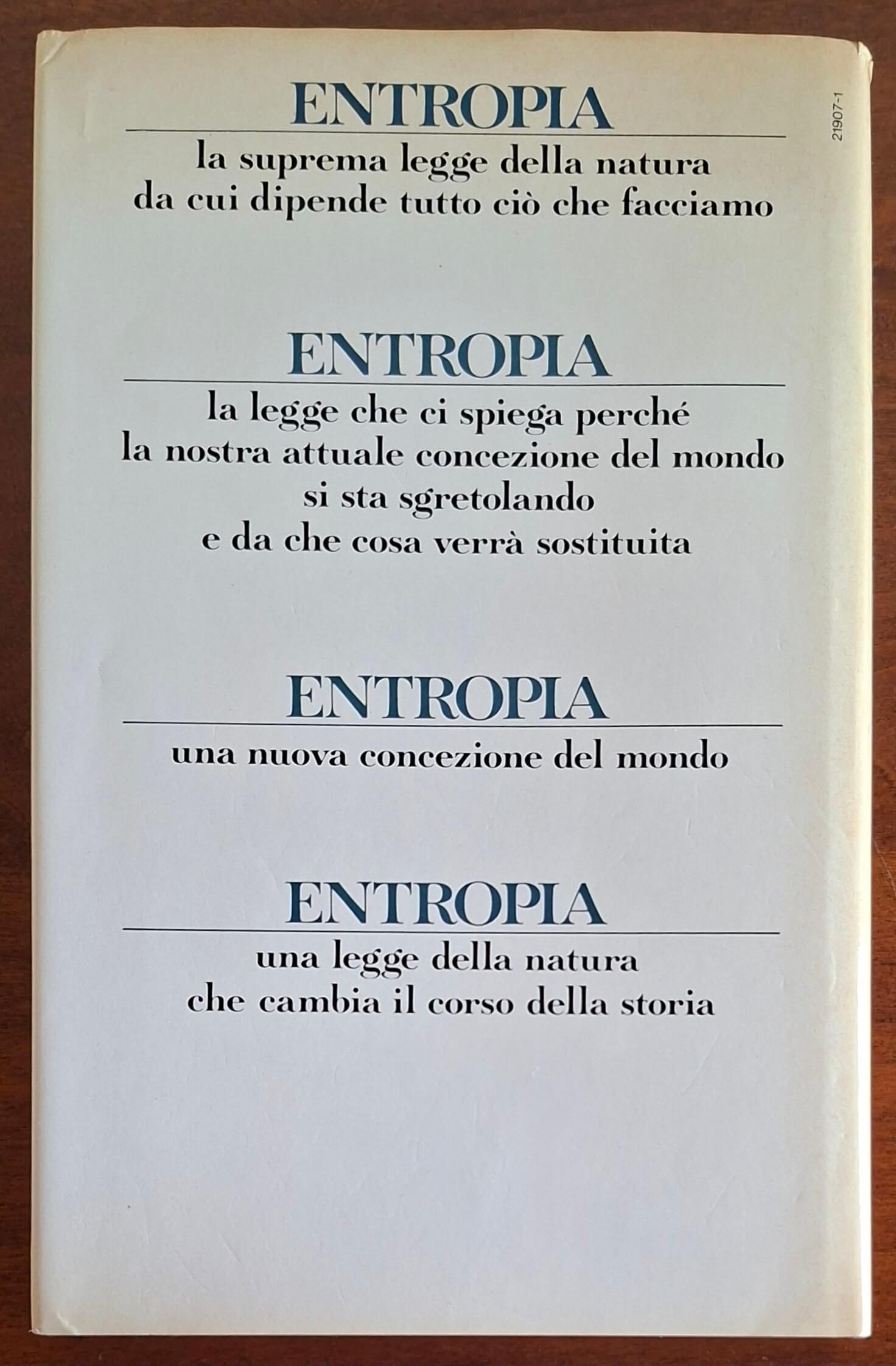 Entropia la fondamentale legge della natura da cui dipende la qualità della vita