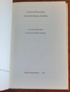 Erasmo da Rotterdam: Elogio della pazzia - Einaudi - Libreria Biellese