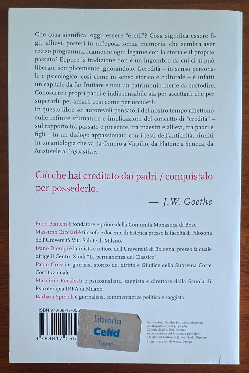 Eredi. Ripensare i padri - Biblioteca Universale Rizzoli