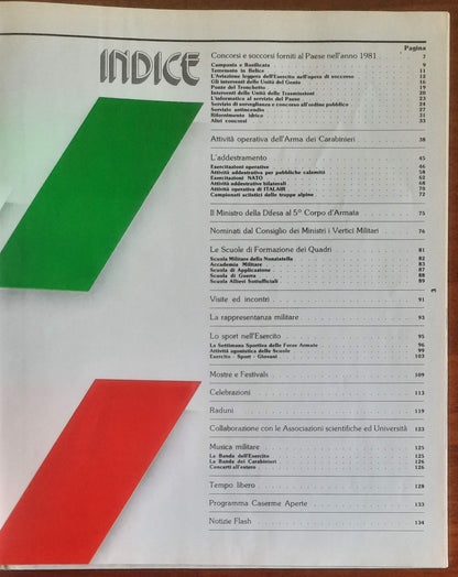 Esercito e Paese. Un anno di vita in comune - Stato Maggiore dell'Esercito