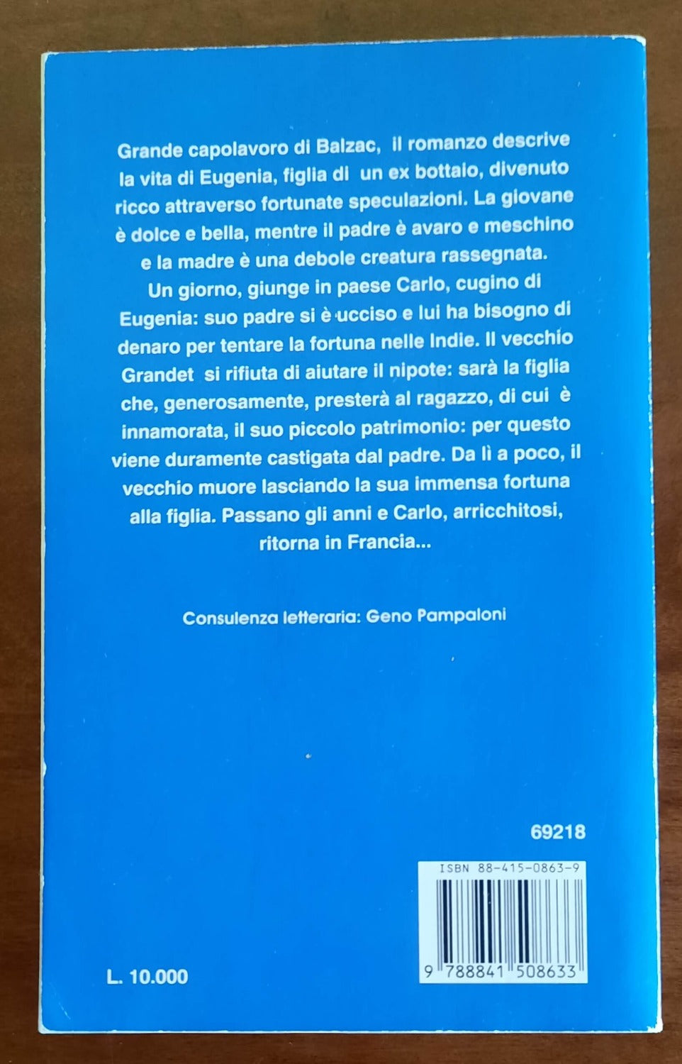 Eugenia Grandet - di Honorè De Balzac - Libreria Biellese