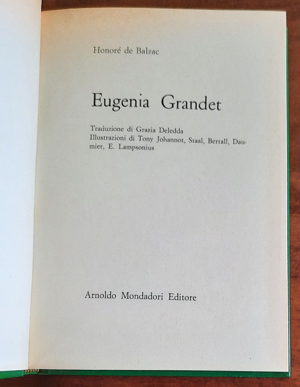 Eugenia Grandet - di Honoré De Balzac - Mondadori