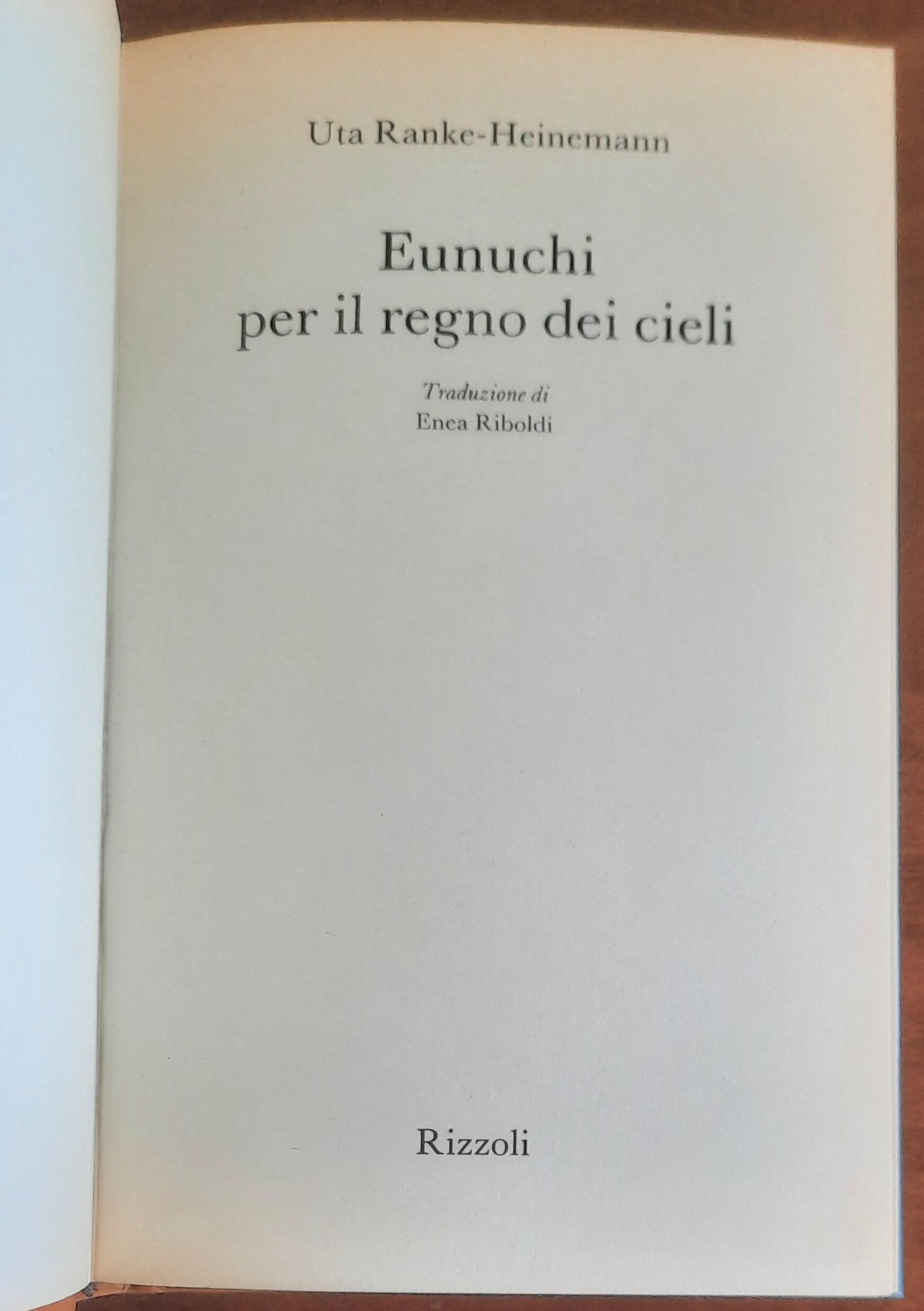 Eunuchi per il regno dei cieli. La chiesa cattolica e la sessualità