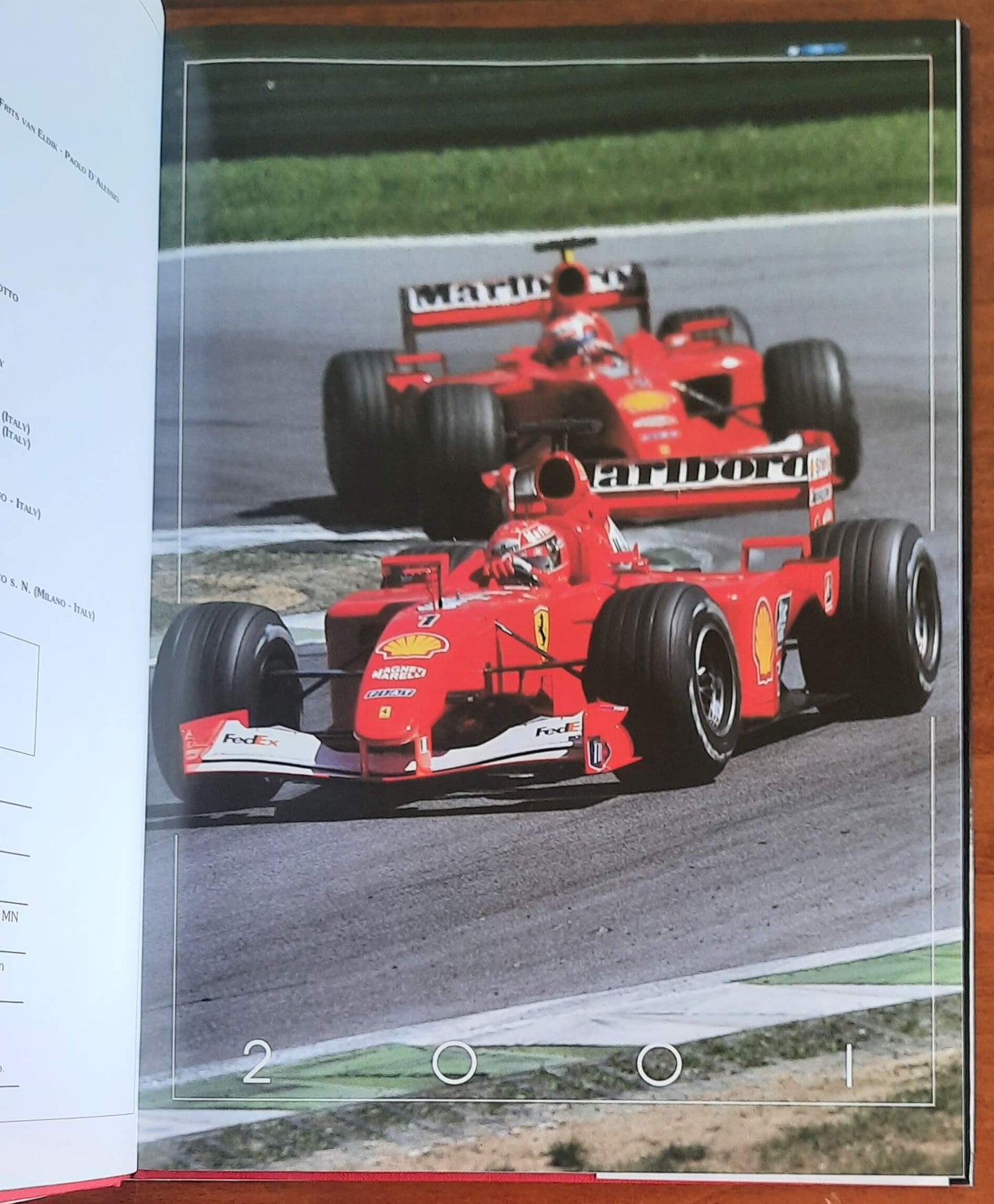 F1 2001. La cronaca e le foto più belle del campionato. Magica Ferrari Campioni del Mondo