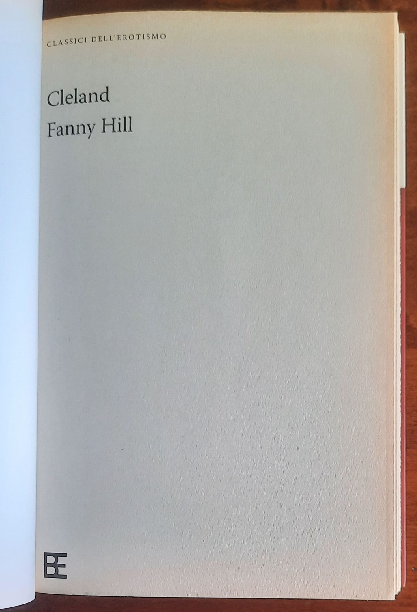 Fanny Hill - di John Cleland - Barbera Editore