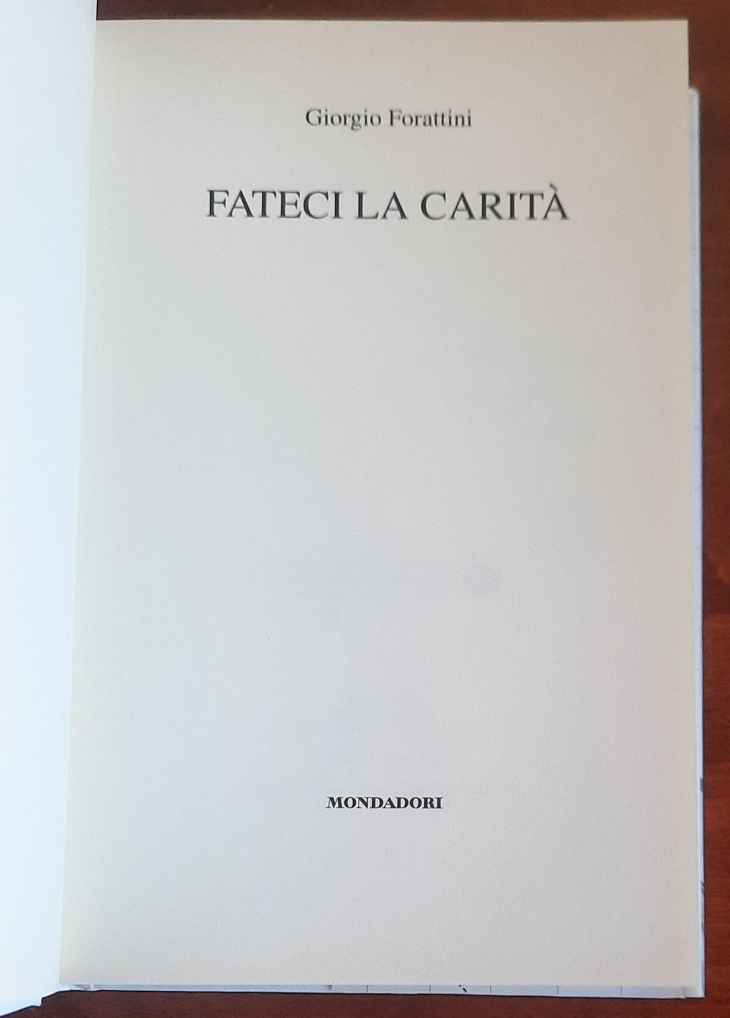 Fateci la carità