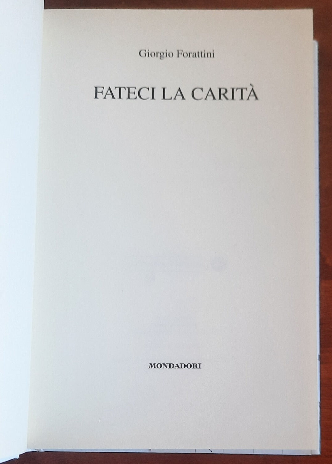 Fateci la carità