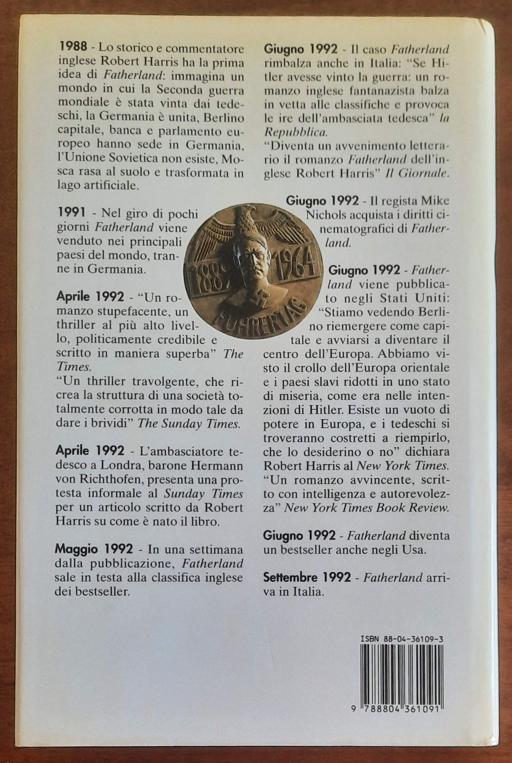 Fatherland - Mondadori - 1992
