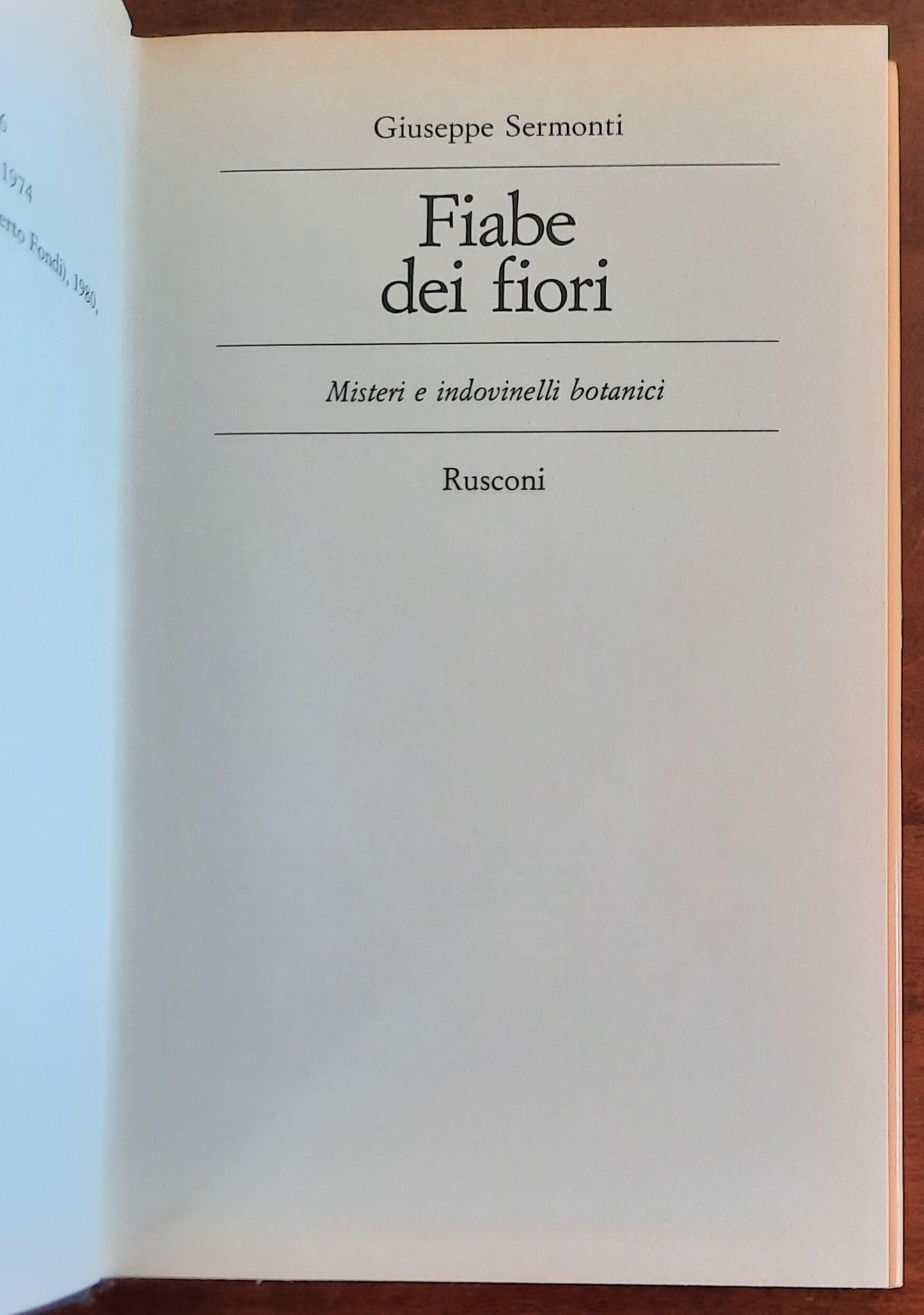 Fiabe dei fiori. Misteri e indovinelli botanici