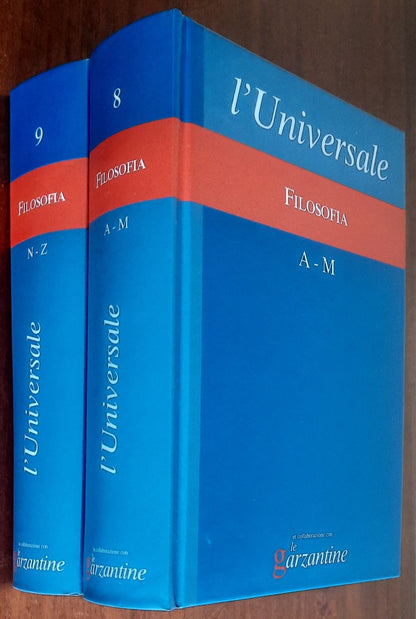 Filosofia - in due vol. - Garzanti - L’Universale. La Grande Enciclopedia Italiana