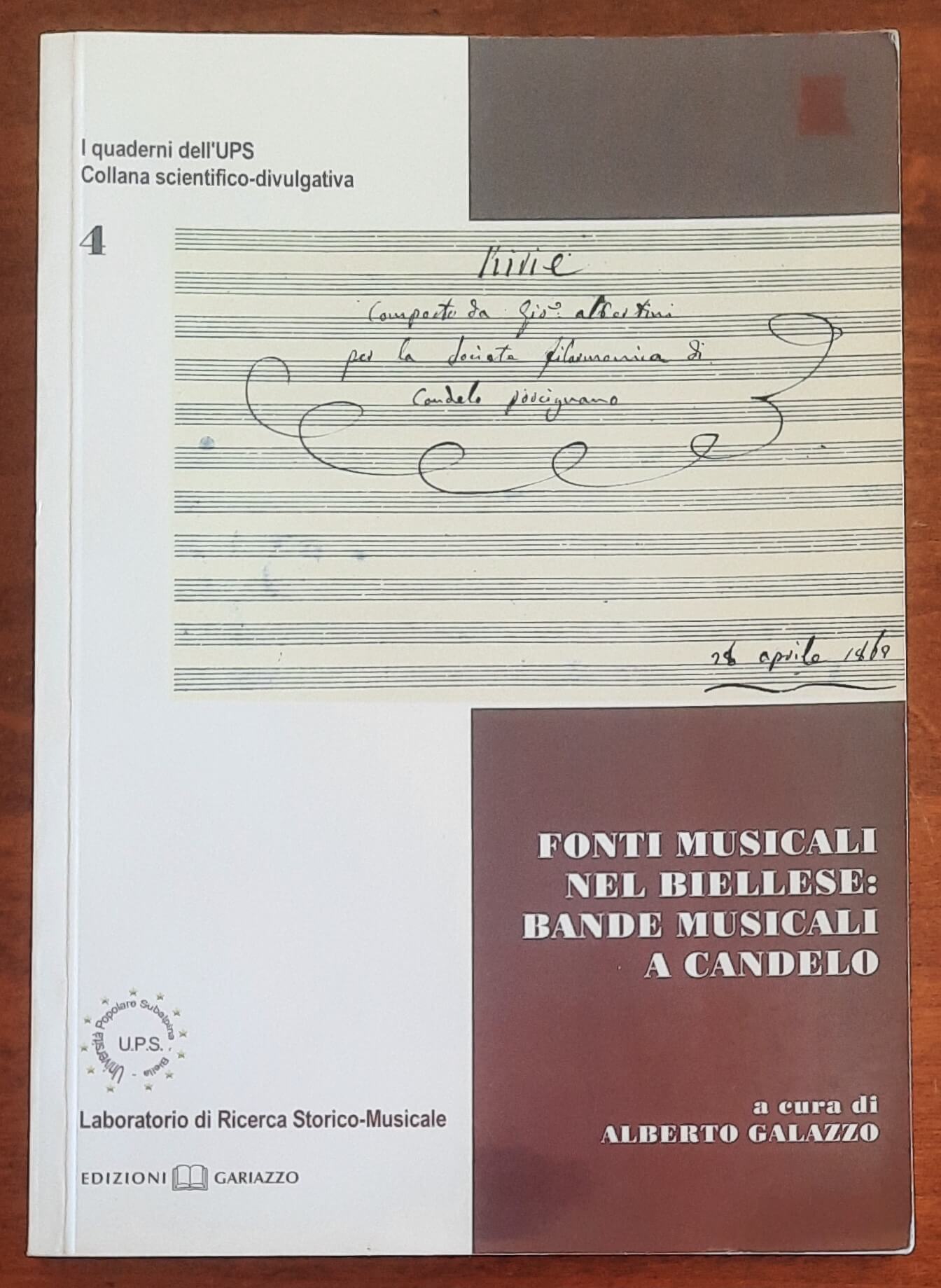 Fonti musicali nel Biellese bande musicali a Candelo