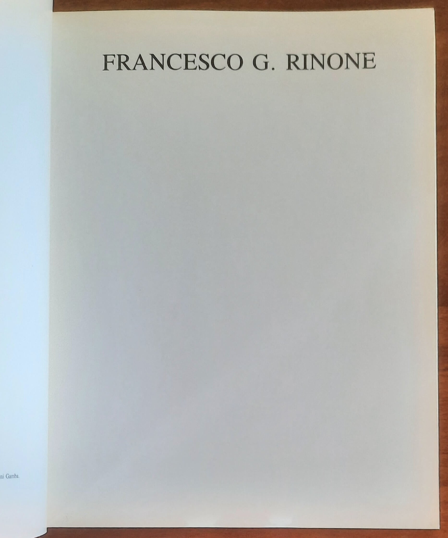 Francesco G. Rinone - Tipografia Gallo