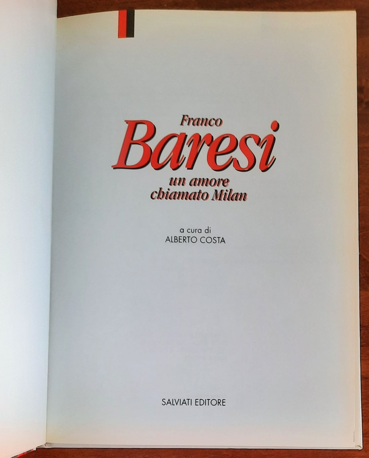 Franco Baresi un amore chiamato Milan - Libreria Biellese