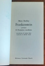 Frankenstein - di Mary Shelley - B.U.R.